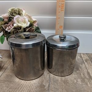 Vintage Metal Canister Set
